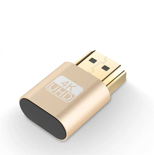 Ibley HDMI Dummy plug Goud - Display emulator - Versie 2.0 - 4K@60hz - 1080p@120hz - Ibley