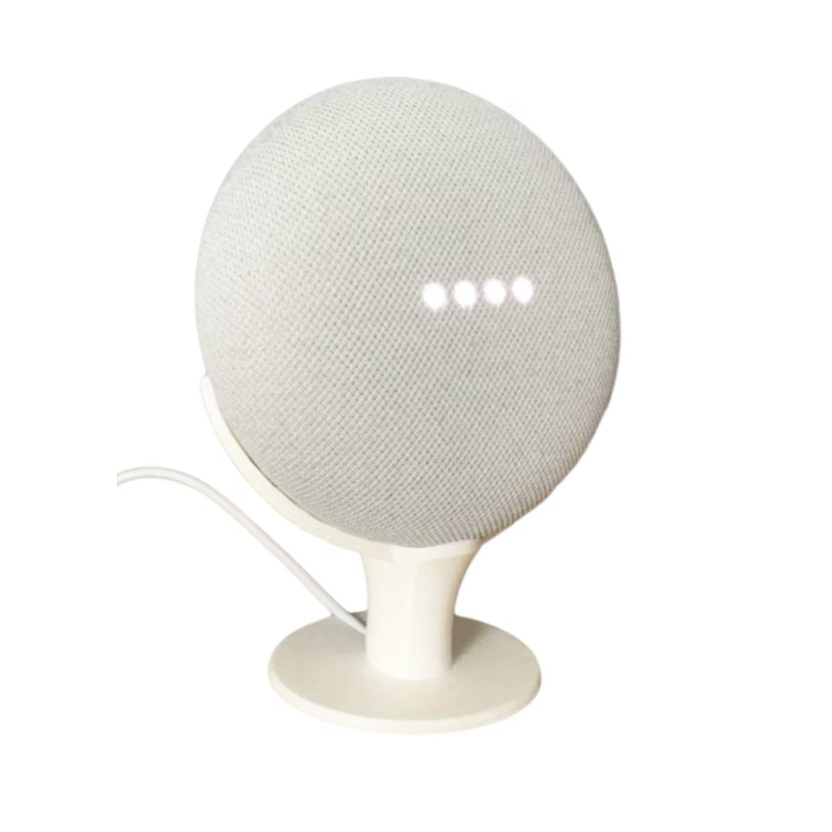Ibley Home - Standaard voor Google Home/Nest Mini - Wit - Kabelhouder - Ibley