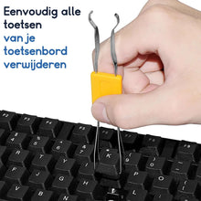 Ibley Keycap verwijderaar & keycap switch puller Zwart - 2 in 1 - Mechanisch Gaming toetsenbord schakelaar puller - Toetsverwijderaar - Ibley