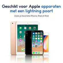 Ibley Lightning naar 3.5mm mini jack adapter wit - Audioadapter - Lightning naar AUX adapter - iPhone & iPad hoofdtelefoonaansluiting - Ibley