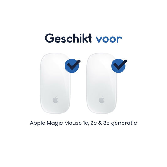 Ibley Muisgreep voor Apple Magic Mouse 2/3 wit - Ergonomische grip - Beschermhoes - Meer comfort en grip - Voor Magic Mouse 2e & 3e generatie - Ibley
