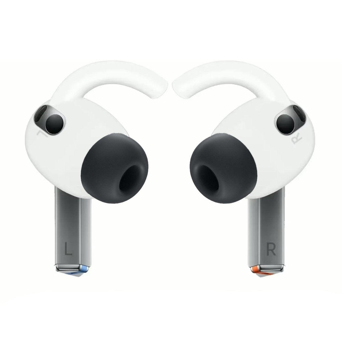 Ibley Oorhaken voor Galaxy Buds 3 Pro - Siliconen Sport Hooks - Set van 2 - Wit - Zweetbestendig - Ibley