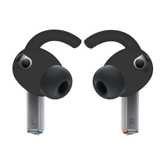 Ibley Oorhaken voor Galaxy Buds 3 Pro - Siliconen Sport Hooks - Set van 2 - Zwart - Zweetbestendig - Ibley