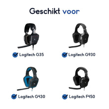Ibley Oorkussens voor Logitech G35/G930/G430/F450 blauw - Koptelefoonoorkussens - Vervangende oorkussens - Ibley