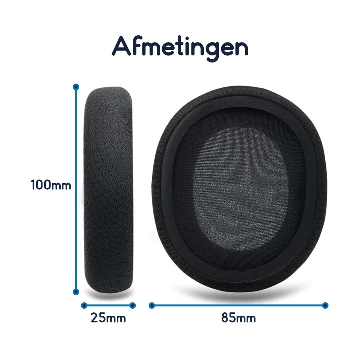Ibley Oorkussens voor Steelseries Arctis 1/3/5/7/7P/7X/9/9X Pro (Wireless) zwart - Koptelefoonoorkussens - Vervangende oorkussens - Ibley