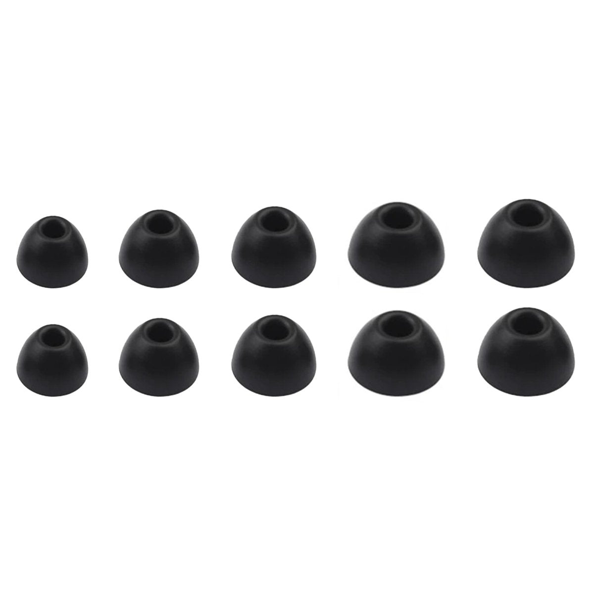 Ibley Oortips voor Beats Powerbeats Pro 2 zwart - Siliconen Earbuds - 5 Maten - 5 Paar - Ibley