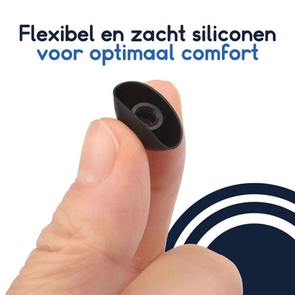 Ibley Oortips voor Beats Powerbeats Pro 2 zwart - Siliconen Earbuds - 5 Maten - 5 Paar - Ibley