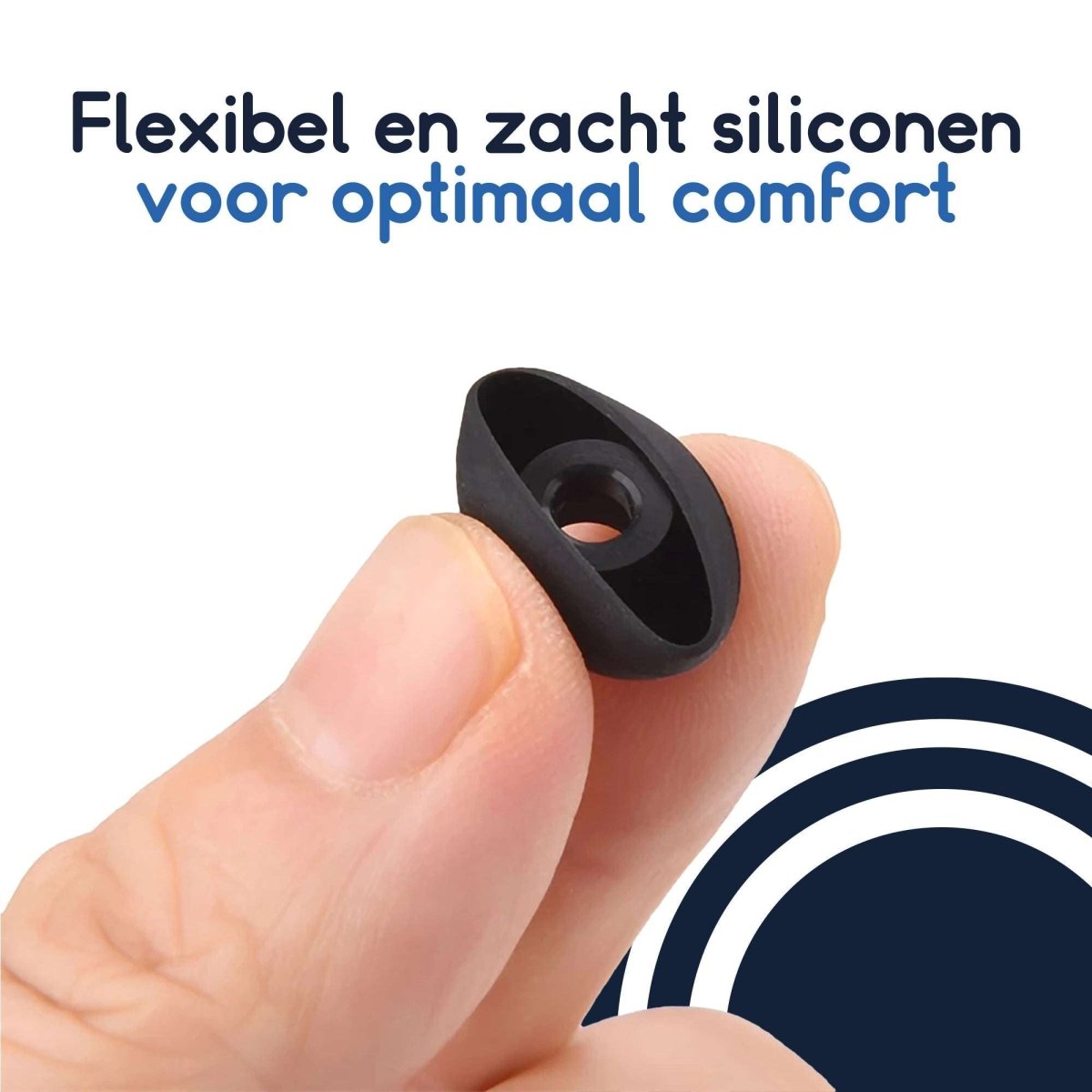 Ibley Oortips voor JBL Flash/FlashX/Flash Rock/FlashX Rock zwart - Siliconen Earbuds - 3 Maten - 3 Paar - Ibley