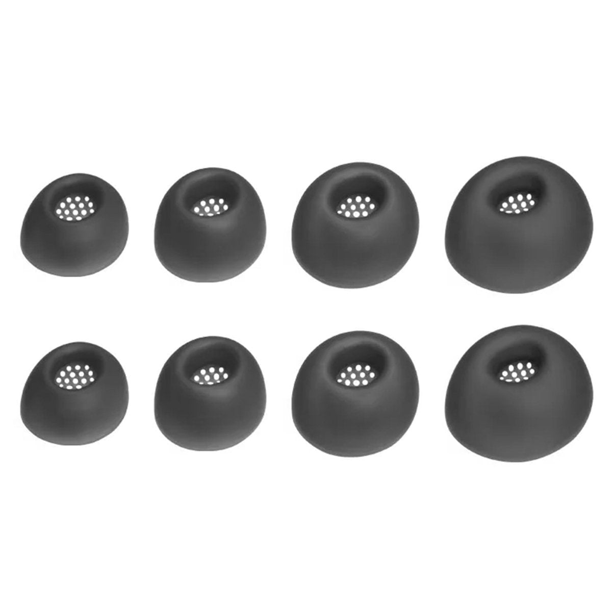 Ibley Oortips voor JBL Live Beam 3 / Buds 3 zwart - Siliconen Earbuds - 4 Maten - 4 Paar - Ibley
