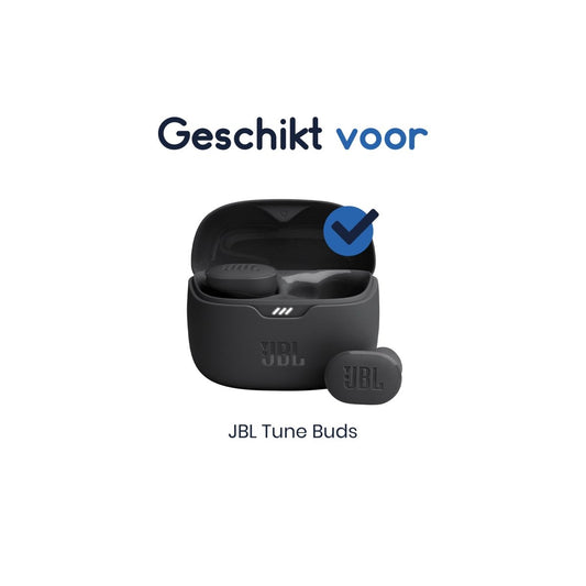 Ibley Oortips voor JBL Tune Buds zwart - Siliconen Earbuds - 3 Maten - 3 Paar - Ibley
