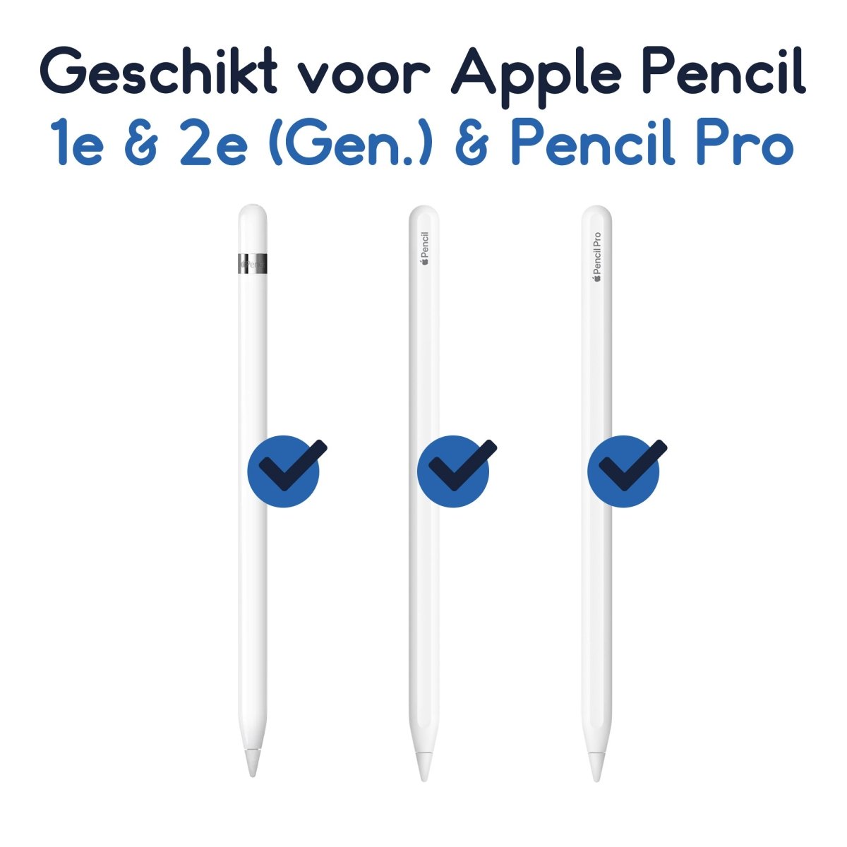 Ibley Opberghoes voor Apple Pencil 1/2/Pro Grijs - Apple Pencil houder - Apple Pencil Case - Ibley