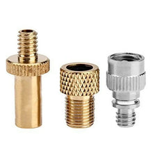 Ibley Set van 3 Verloopnippels – Ventieladapter Fiets - & Autoventiel – Frans, Hollands & Schrader – Messing/staal – Universel - Ibley