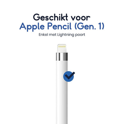 Ibley Siliconen dop voor Apple Pencil Groen - Vervangende dop - Anti lost cap - Dop beschermer - Lightning connector cover - Ibley