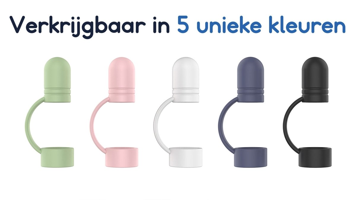 Ibley Siliconen dop voor Apple Pencil Roze - Vervangende dop - Anti lost cap - Dop beschermer - Lightning connector cover - Ibley