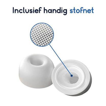 Ibley Siliconen oortips voor Apple AirPods Pro (1e generatie) wit - Siliconen Earplug - S/M/L formaat - 3 paar - 3 maten - Ibley