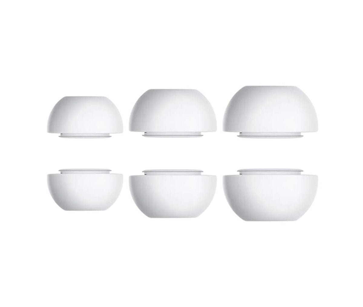 Ibley Siliconen oortips voor Apple AirPods Pro (1e generatie) wit - Siliconen Earplug - S/M/L formaat - 3 paar - 3 maten - Ibley