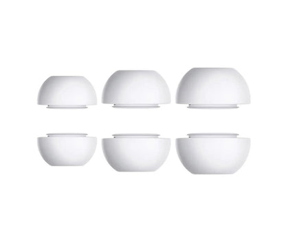Ibley Siliconen oortips voor Apple AirPods Pro (1e generatie) wit - Siliconen Earplug - S/M/L formaat - 3 paar - 3 maten - Ibley