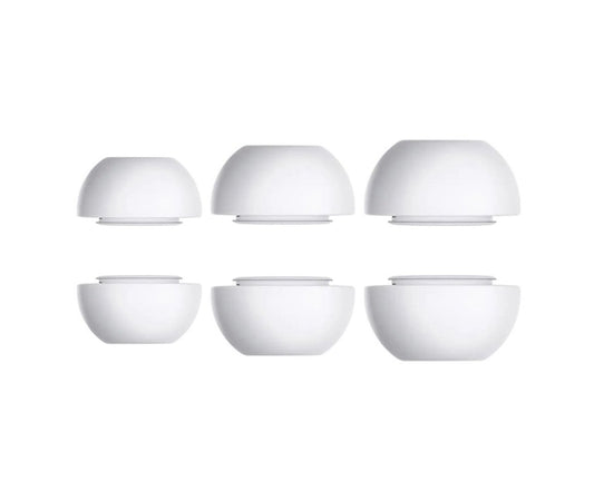 Ibley Siliconen oortips voor Apple AirPods Pro (1e generatie) wit - Siliconen Earplug - S/M/L formaat - 3 paar - 3 maten - Ibley