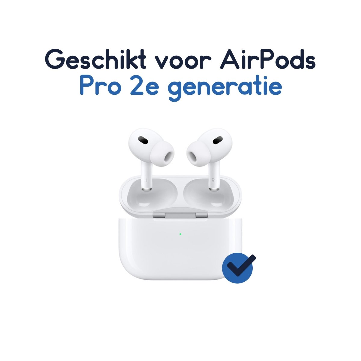 Ibley Siliconen oortips voor Apple AirPods Pro 2 wit - Siliconen Earplug - XS/S/M/L formaat - 4 paar - 4 maten - Ibley