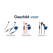 Ibley Siliconen oortips voor Beats BeatsX/UrBeats/Tour 2 Wit - Siliconen Earplug - S/M/L/Double lange formaat - 4 paar - 4 maten - Powerbeats 2/3 oortips - Ibley