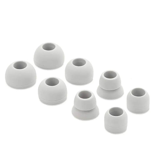 Ibley Siliconen oortips voor Beats BeatsX/UrBeats/Tour 2 Wit - Siliconen Earplug - S/M/L/Double lange formaat - 4 paar - 4 maten - Powerbeats 2/3 oortips - Ibley