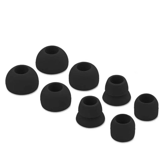 Ibley Siliconen oortips voor Beats Powerbeats 2/3 Zwart - Siliconen Earplug - S/M/L/Double lange formaat - 4 paar - 4 maten - Powerbeats 2/3 oortips - Ibley