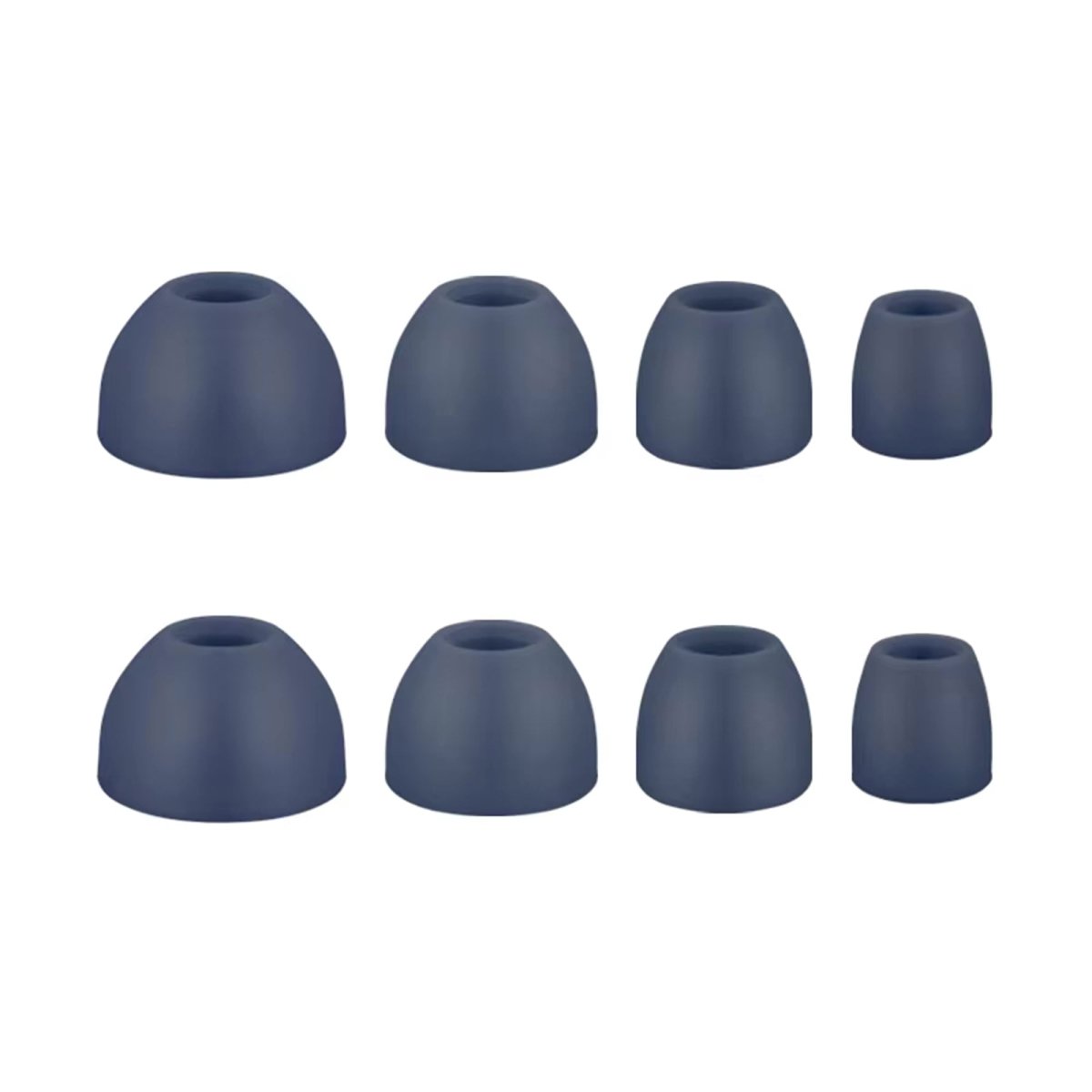 Ibley Siliconen oortips voor B&O Beoplay H3/H5/E4/E6/E8/EQ Donkerblauw - Siliconen Earplug - S/M/L/XL formaat - 4 paar - 4 maten - Beoplay H3/H5/E4/E6/E8/EQ oortips - Ibley