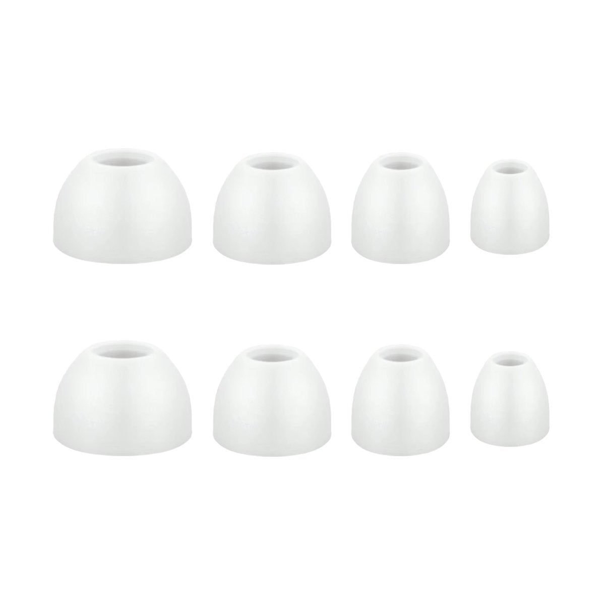 Ibley Siliconen oortips voor B&O Beoplay H3/H5/E4/E6/E8/EQ Licht grijs - Siliconen Earplug - S/M/L/XL formaat - 4 paar - 4 maten - Beoplay H3/H5/E4/E6/E8/EQ oortips - Ibley