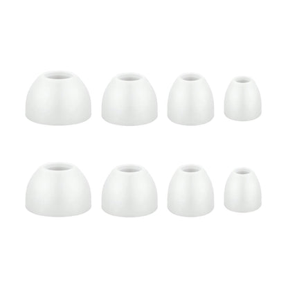 Ibley Siliconen oortips voor B&O Beoplay H3/H5/E4/E6/E8/EQ Licht grijs - Siliconen Earplug - S/M/L/XL formaat - 4 paar - 4 maten - Beoplay H3/H5/E4/E6/E8/EQ oortips - Ibley