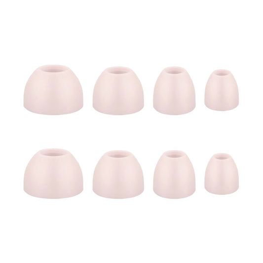 Ibley Siliconen oortips voor B&O Beoplay H3/H5/E4/E6/E8/EQ Licht roze - Siliconen Earplug - S/M/L/XL formaat - 4 paar - 4 maten - Beoplay H3/H5/E4/E6/E8/EQ oortips - Ibley