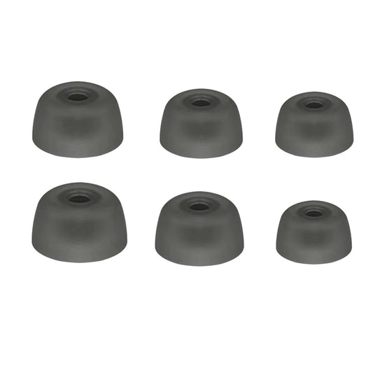 Ibley Siliconen oortips voor Jabra Elite 2/3/4 & Jabra Elite Active 65T/75T grijs - Siliconen Earplug - S/M/L formaat - 3 paar - 3 maten - Jabra Elite 2/3/4 oortips - Jabra Elite Active 65T/75T oortips - Ibley