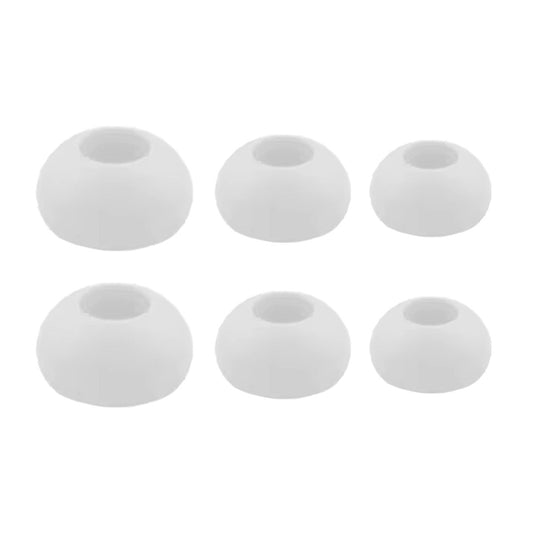 Ibley Siliconen oortips voor JBL Endurance Race/Run/Run2/Run BT2 Wit - Siliconen Earplug - S/M/L formaat - 3 paar - 3 maten - JBL Race/Run/Run2/Run - BT2 oortips - Ibley