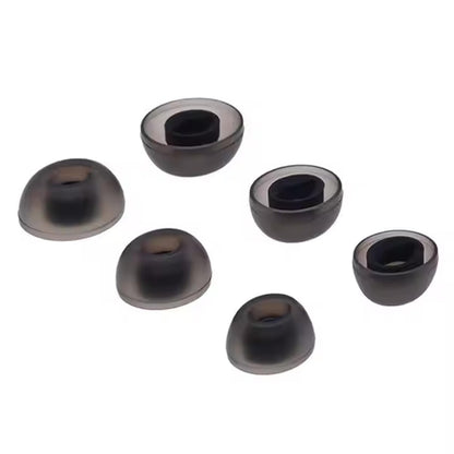 Ibley Siliconen oortips voor JBL Live Pro 2 zwart - Siliconen Earplug - S/M/L formaat - 3 paar - 3 maten - JBL Live Free 2 oortips - Ibley
