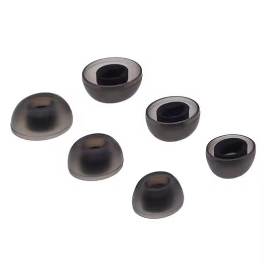 Ibley Siliconen oortips voor JBL Live Pro 2 zwart - Siliconen Earplug - S/M/L formaat - 3 paar - 3 maten - JBL Live Free 2 oortips - Ibley