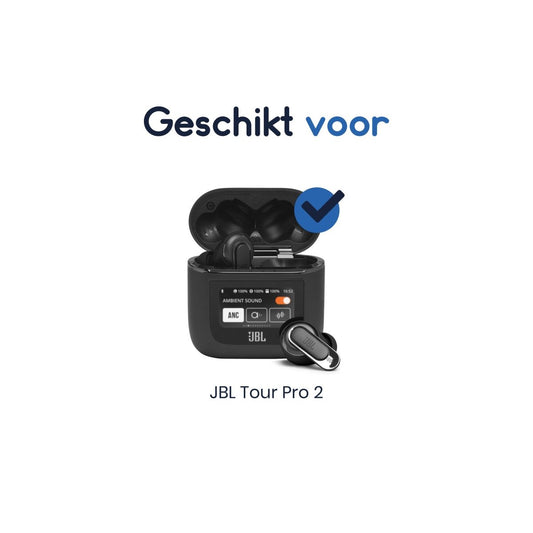 Ibley Siliconen oortips voor JBL Tour 2 Pro Grijs - Siliconen Earplug - S/M/L formaat - 3 paar - 3 maten - JBL Tour 2 Pro oortips - Ibley