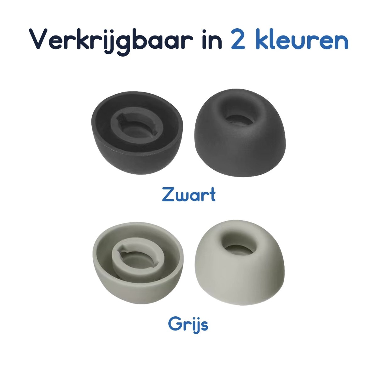 Ibley Siliconen oortips voor JBL Tour 2 Pro Zwart - Siliconen Earplug - S/M/L formaat - 3 paar - 3 maten - JBL Tour 2 Pro oortips - Ibley