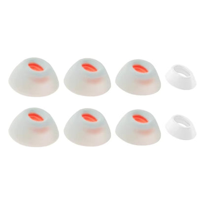 Ibley Siliconen oortips voor JBL Tune Flex wit - Siliconen Earplug - XS/S/M/L formaat - 4 paar - 4 maten - JBL Tune Flex oortips - Ibley
