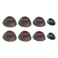Ibley Siliconen oortips voor JBL Tune Flex zwart - Siliconen Earplug - XS/S/M/L formaat - 4 paar - 4 maten - JBL Tune Flex oortips - Ibley