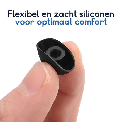 Ibley Siliconen oortips voor Samsung Galaxy Buds 2 Pro zwart - Siliconen Earplug - S/M/L formaat - 3 paar - 3 maten - Ibley