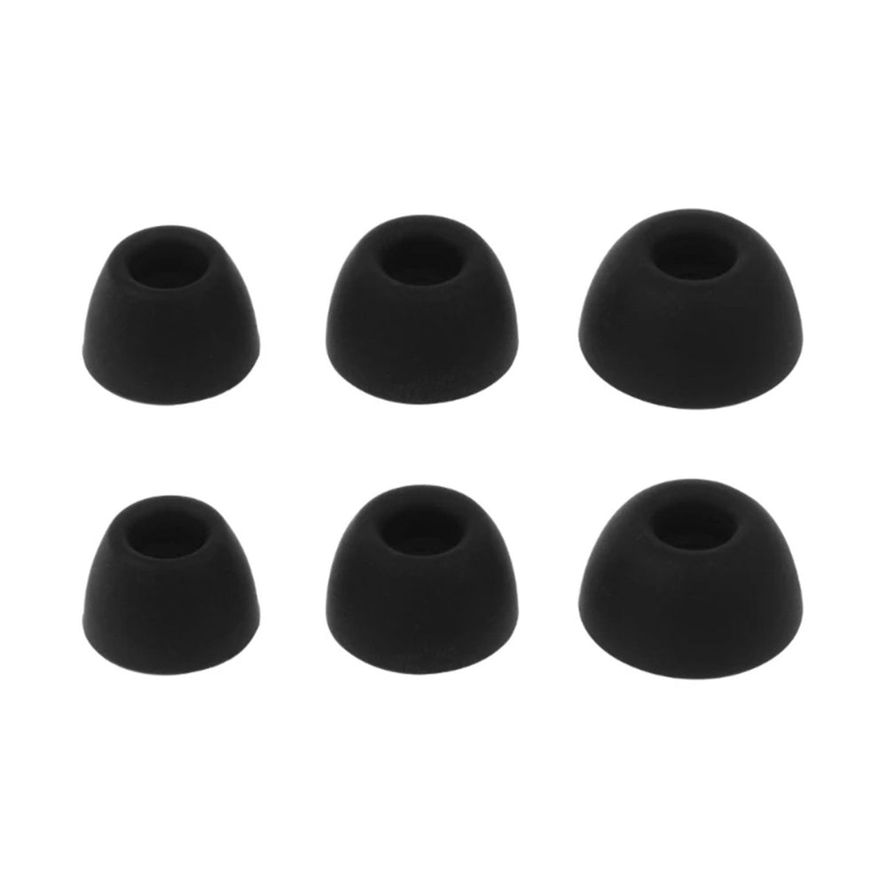 Ibley ComfortFit Siliconen oortips voor Samsung Galaxy Buds 2 Pro zwart - Siliconen Earplug - S/M/L formaat - 3 paar - 3 maten