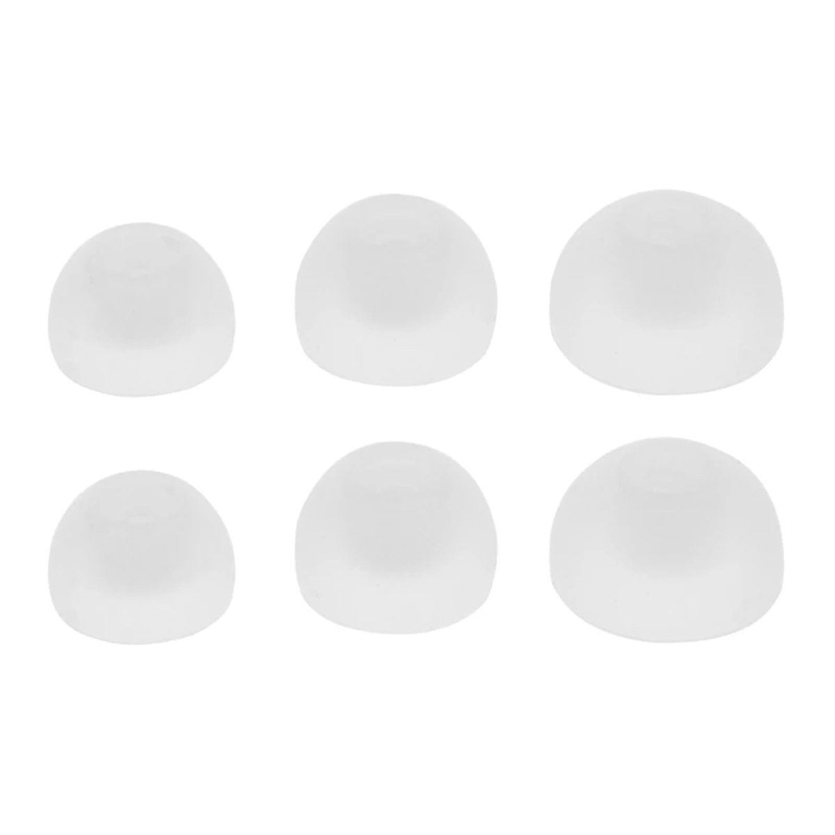 Ibley Siliconen oortips voor Samsung Galaxy buds 2 wit - Siliconen Earplug - S/M/L formaat - 3 paar - 3 maten - Ibley