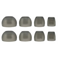 Ibley Siliconen oortips voor Sennheiser CX3.00/5.00/300S/7.00BT/6.00BT/Momentum Grijs doorzichtig - Siliconen Earplug - S/M/L/XL formaat - 4 paar - 4 maten - Sennheiser CX3.00/5.00/300S/7.00BT/6.00BT/Momentum oortips - Ibley