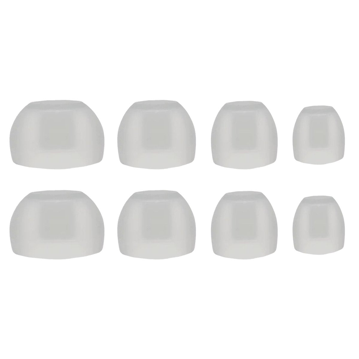 Ibley Siliconen oortips voor Sennheiser CX3.00/5.00/300S/7.00BT/6.00BT/Momentum Wit doorzichtig - Siliconen Earplug - S/M/L/XL formaat - 4 paar - 4 maten - Sennheiser CX3.00/5.00/300S/7.00BT/6.00BT/Momentum oortips - Ibley