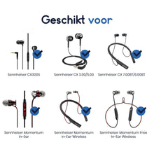 Ibley Siliconen oortips voor Sennheiser CX3.00/5.00/300S/7.00BT/6.00BT/Momentum Wit - Siliconen Earplug - S/M/L/XL formaat - 4 paar - 4 maten - Sennheiser CX3.00/5.00/300S/7.00BT/6.00BT/Momentum oortips - Ibley