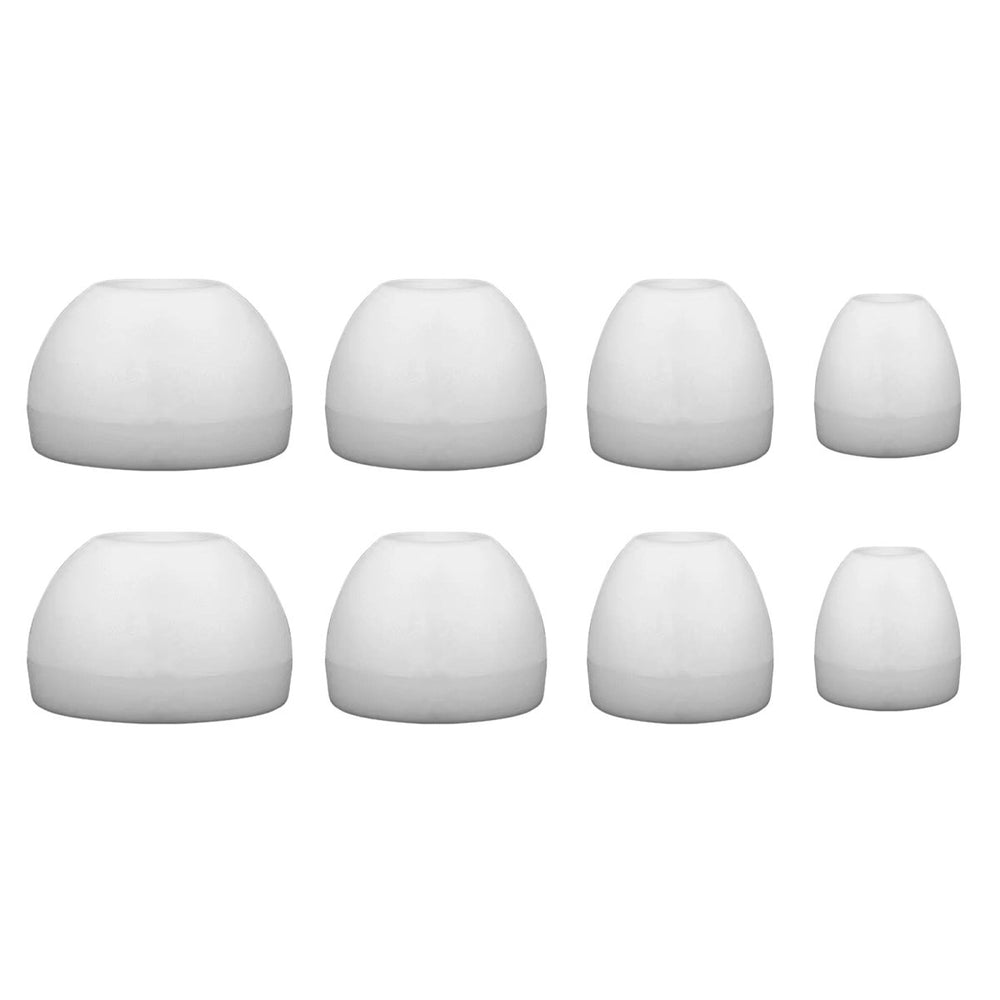 Ibley ComfortFit Siliconen oortips voor Sennheiser CX3.00/5.00/300S/7.00BT/6.00BT/Momentum Wit - Siliconen Earplug - S/M/L/XL formaat - 4 paar - 4 maten - Sennheiser CX3.00/5.00/300S/7.00BT/6.00BT/Momentum oortips