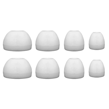 Ibley Siliconen oortips voor Sennheiser CX3.00/5.00/300S/7.00BT/6.00BT/Momentum Wit - Siliconen Earplug - S/M/L/XL formaat - 4 paar - 4 maten - Sennheiser CX3.00/5.00/300S/7.00BT/6.00BT/Momentum oortips - Ibley