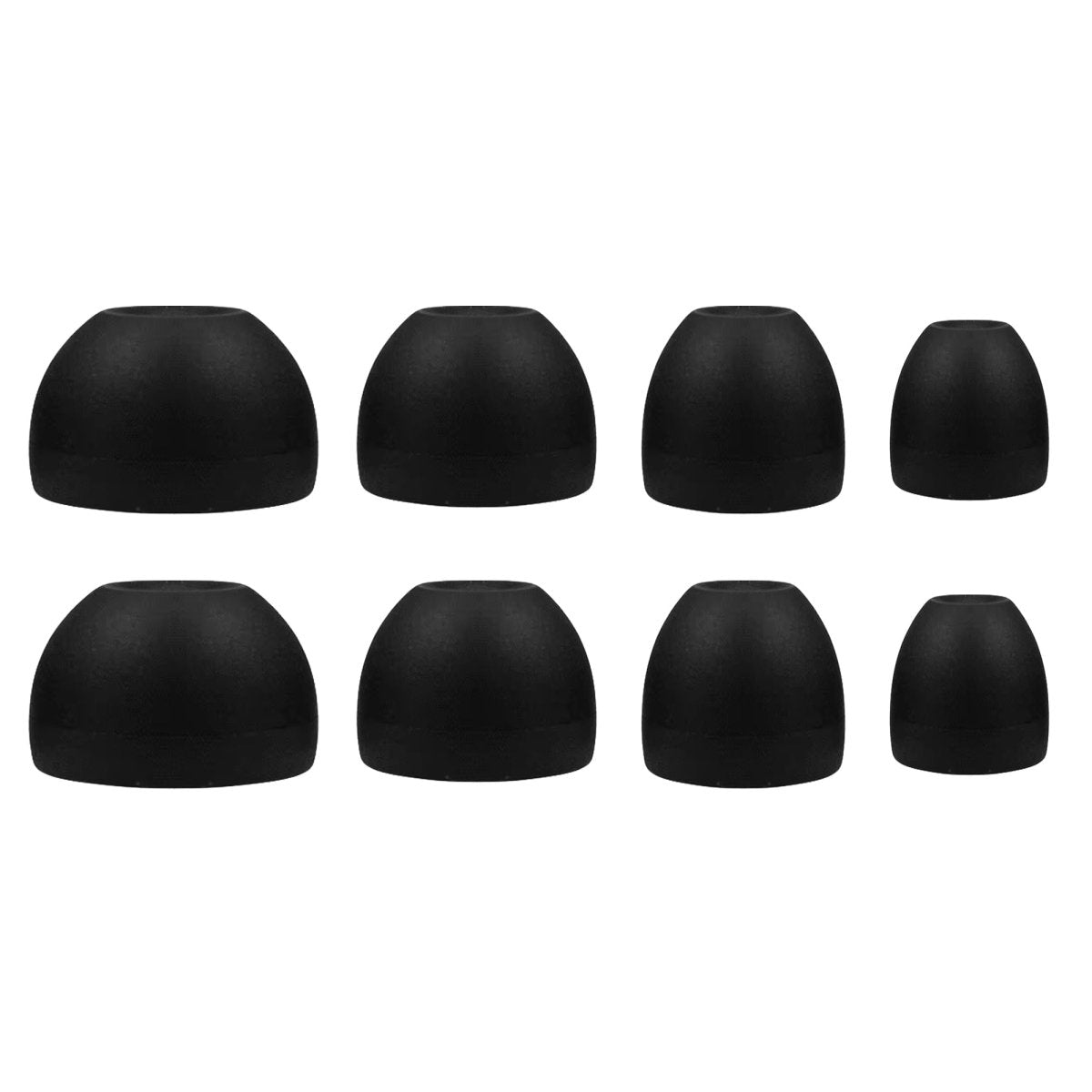 Ibley Siliconen oortips voor Sennheiser CX3.00/5.00/300S/7.00BT/6.00BT/Momentum Zwart - Siliconen Earplug - S/M/L/XL formaat - 4 paar - 4 maten - Sennheiser CX3.00/5.00/300S/7.00BT/6.00BT/Momentum oortips - Ibley