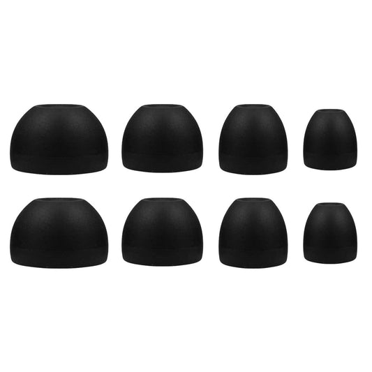 Ibley Siliconen oortips voor Sennheiser CX3.00/5.00/300S/7.00BT/6.00BT/Momentum Zwart - Siliconen Earplug - S/M/L/XL formaat - 4 paar - 4 maten - Sennheiser CX3.00/5.00/300S/7.00BT/6.00BT/Momentum oortips - Ibley