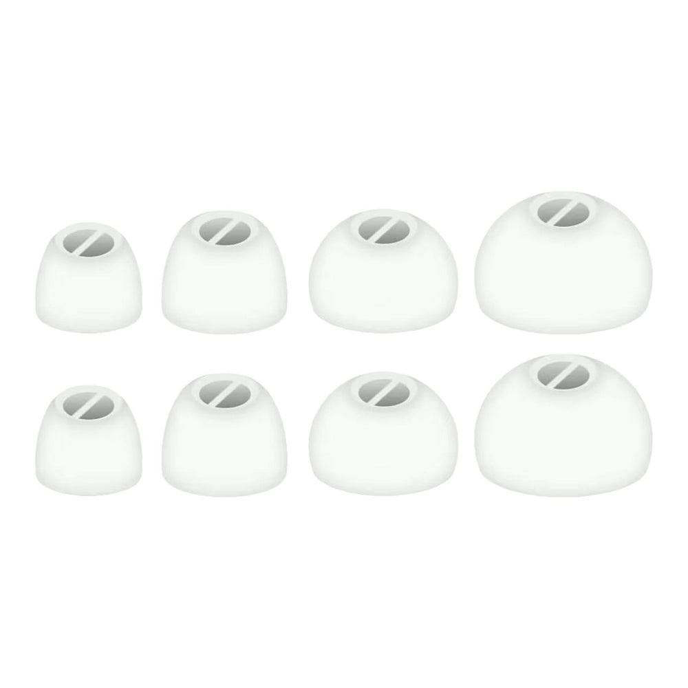 Ibley ComfortFit Siliconen oortips voor Sennheiser Momentum True Wireless 2/3/4/Sport wit - Siliconen Earplug - XS/S/M/L formaat - 4 paar - 4 maten - Sennheiser CX 1/Plus oortips - Sennheiser CX 400BT/500BT oortips