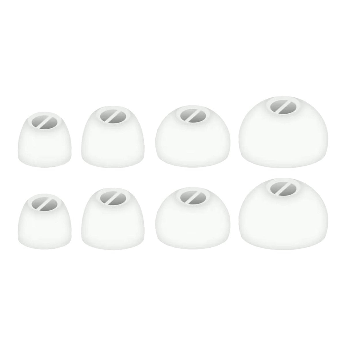 Ibley Siliconen oortips voor Sennheiser Momentum True Wireless 2/3/4/Sport wit - Siliconen Earplug - XS/S/M/L formaat - 4 paar - 4 maten - Sennheiser CX 1/Plus oortips - Sennheiser CX 400BT/500BT oortips - Ibley